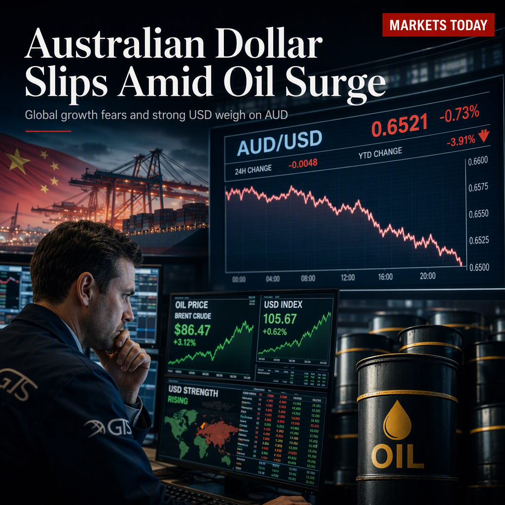 Australian Dollar Slips Despite Oil Rally as US Dollar Strengthens