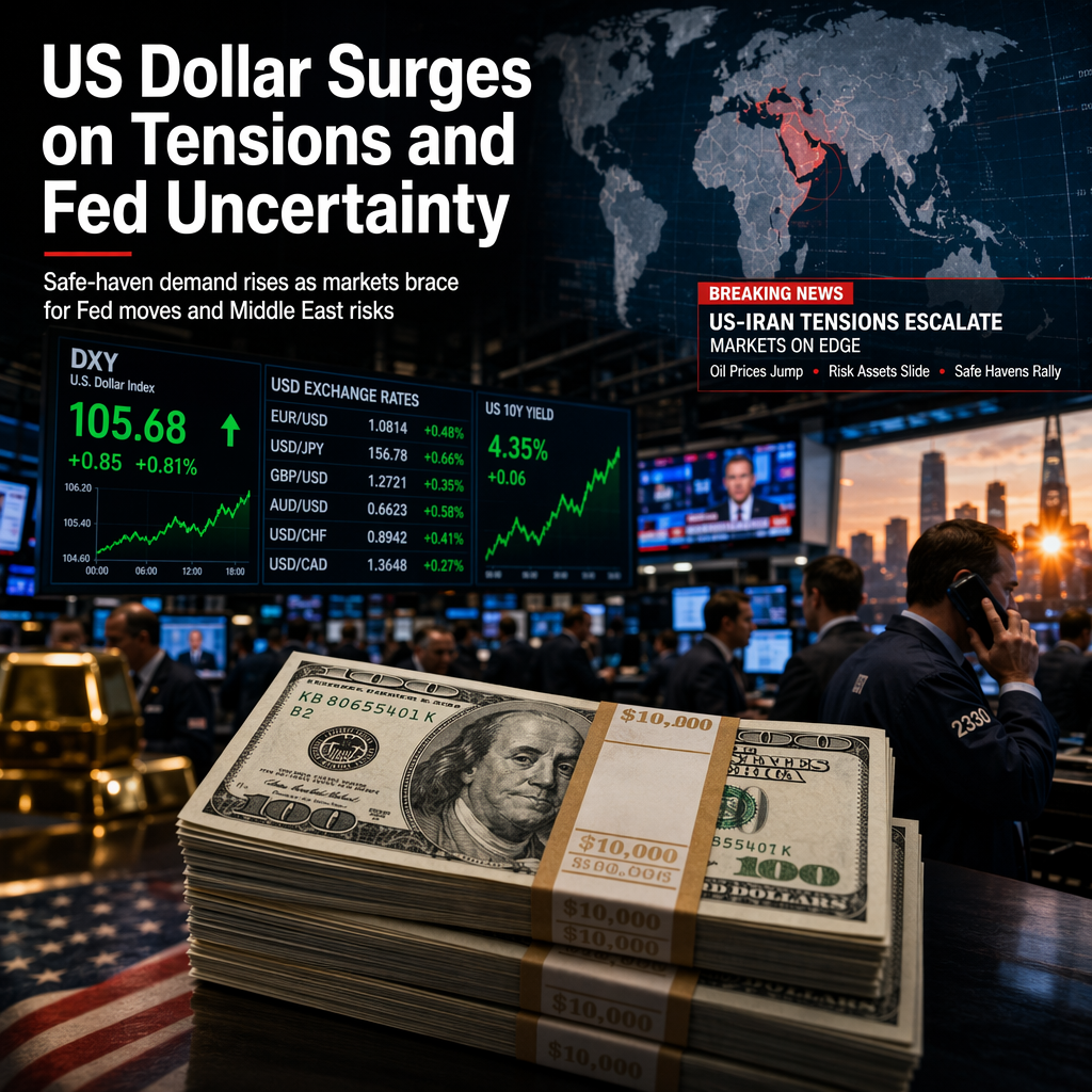 US Dollar Rebounds as Middle East Tensions and Fed Policy Uncertainty Drive Markets