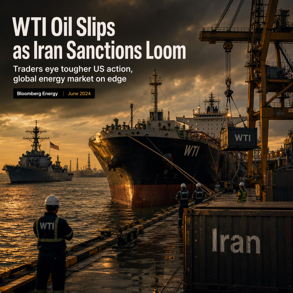 WTI Oil Drops Below $85 as Traders Brace for Tougher US Sanctions on Iran