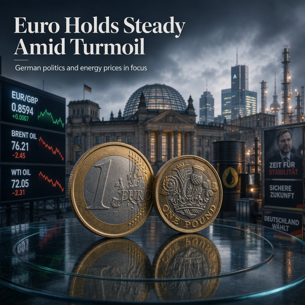 Euro Holds Steady Against Pound Amid German Political Uncertainty and Energy Price Shifts