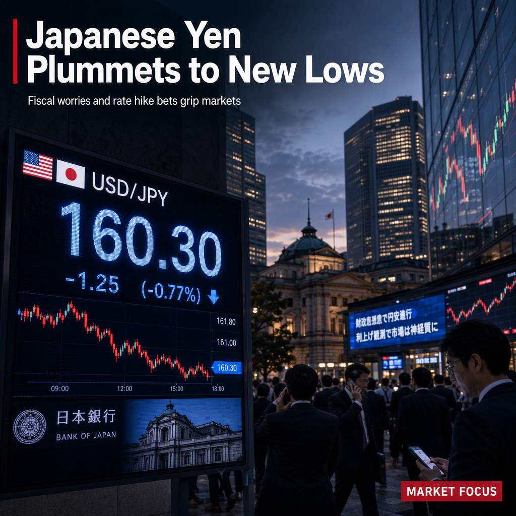 Japanese Yen Hits Fresh Lows Amid Fiscal Concerns and Rate Hike Speculation