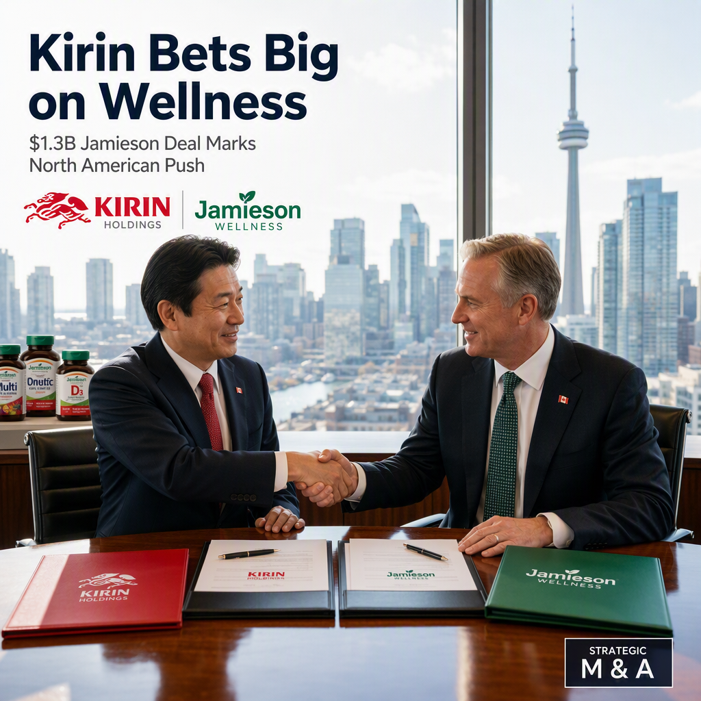 Kirin Holdings Acquires Jamieson Wellness for $1.3 Billion to Expand Health Science Portfolio
