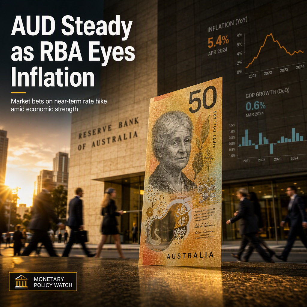 Australian Dollar Holds Firm as RBA Inflation Concerns Fuel Rate Hike Speculation