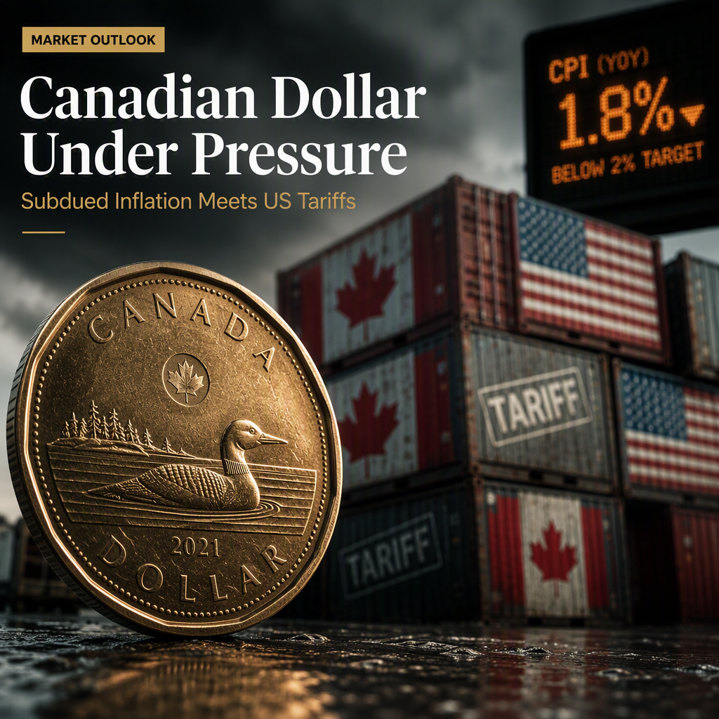 Canadian Dollar Faces Pressure as CPI Remains Sub-2% and US Tariffs Loom