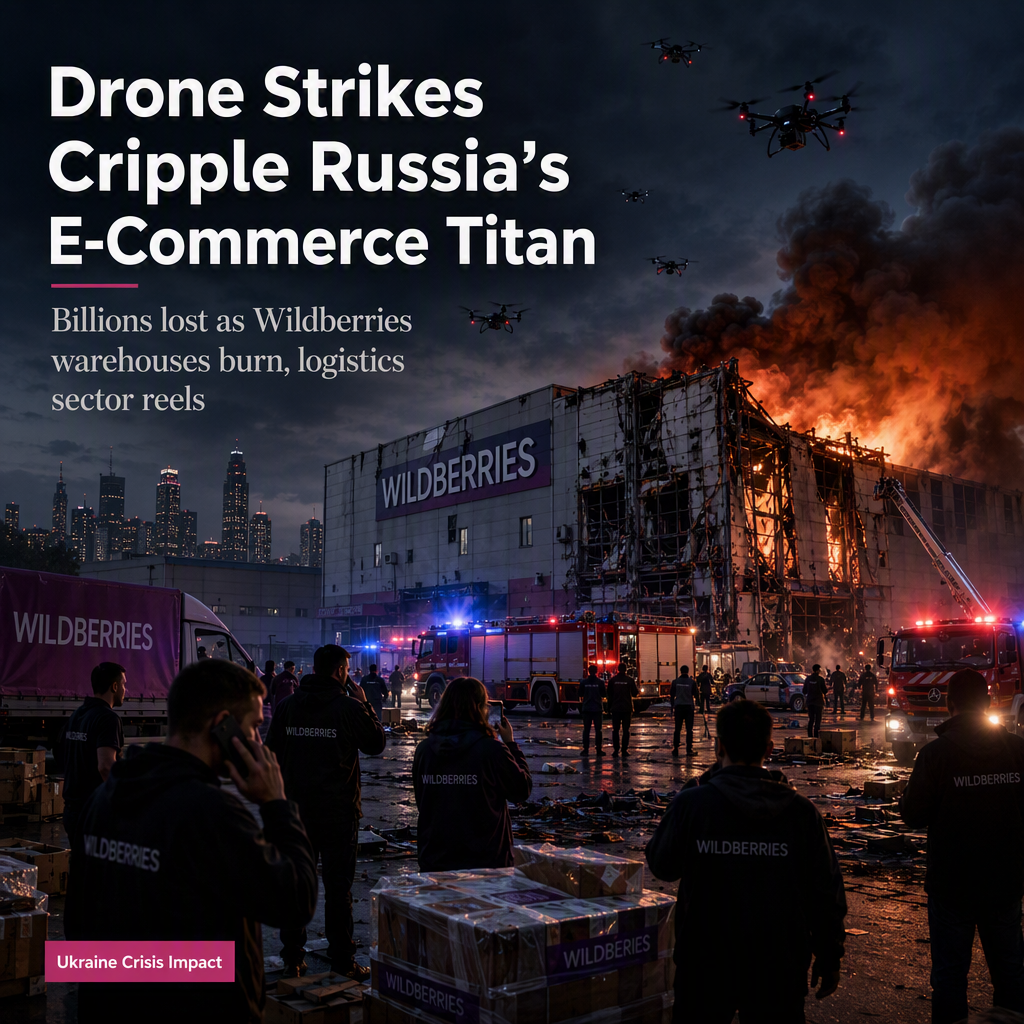 Ukrainian Drone Strikes Inflict Billions in Losses on Russia's Wildberries, Disrupting E-Commerce Giant