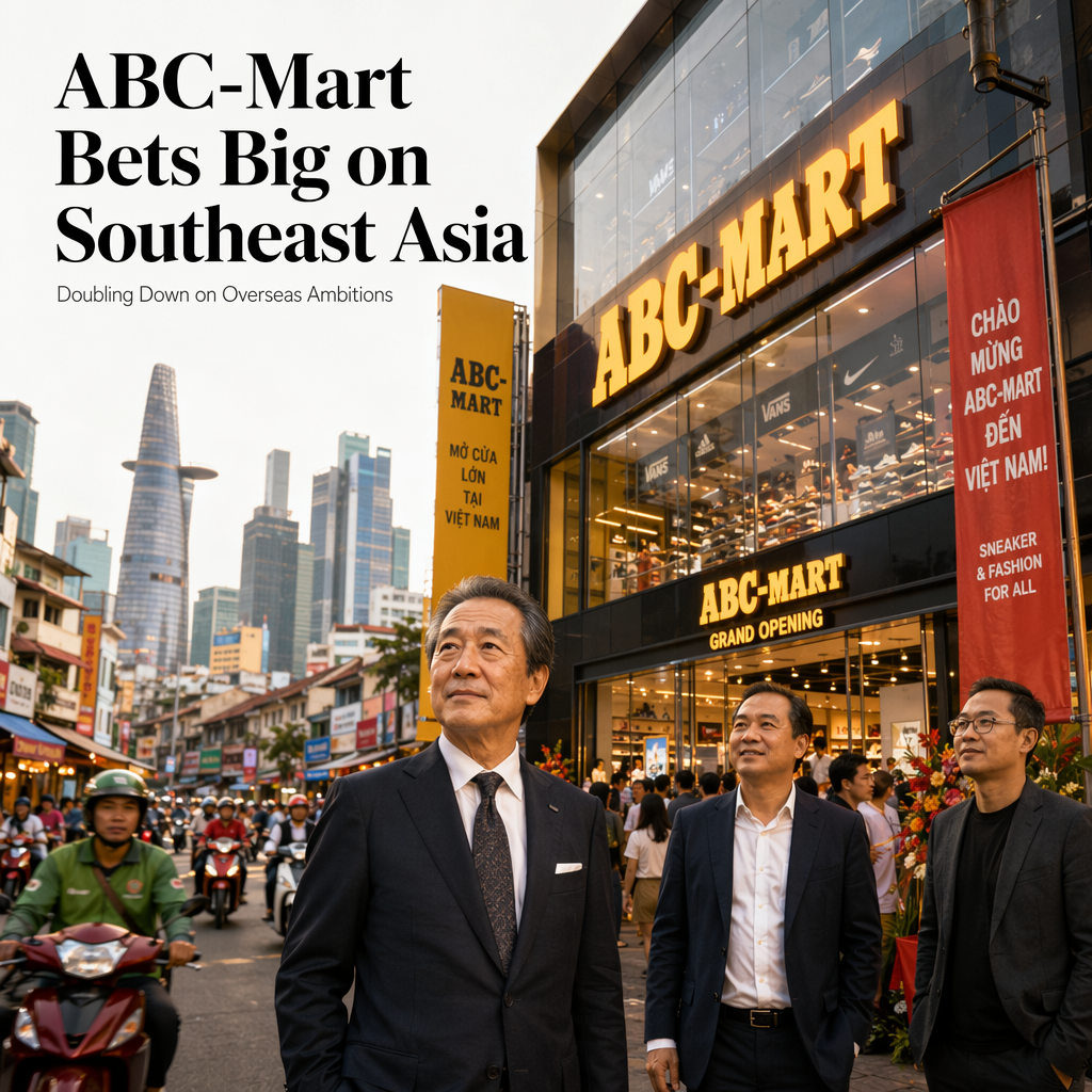ABC-Mart Sets Ambitious Goal to Double Overseas Sales Share with Southeast Asia Expansion