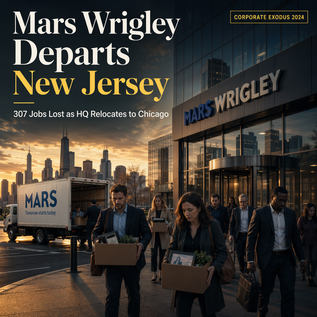 Mars Wrigley to Lay Off 307 Workers, Move US Headquarters from New Jersey to Chicago