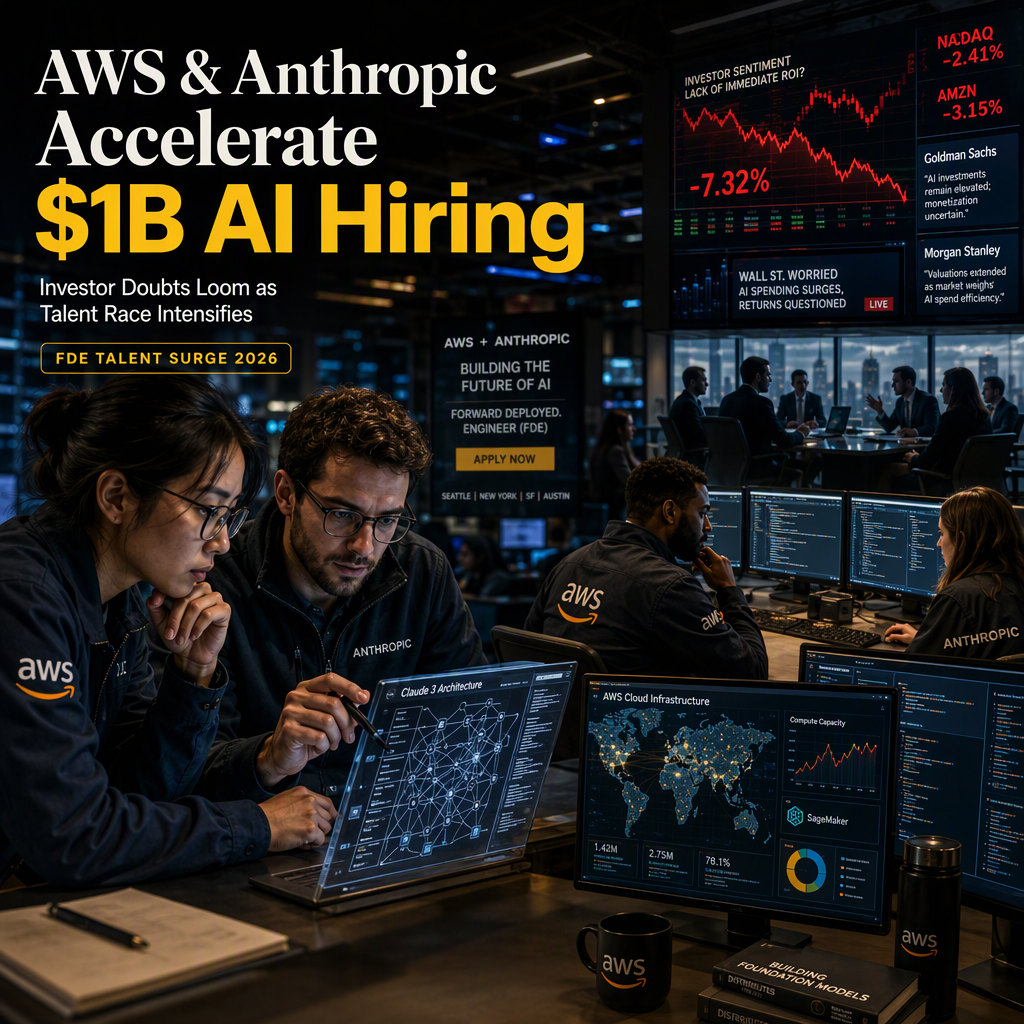 AWS and Anthropic Lead $1 Billion Push to Deploy Specialized AI Engineers Amid Investor Skepticism