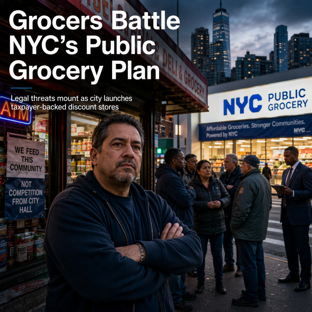 NYC Grocers Threaten Legal Action Over Mamdani’s Taxpayer-Backed Discount Grocery Stores