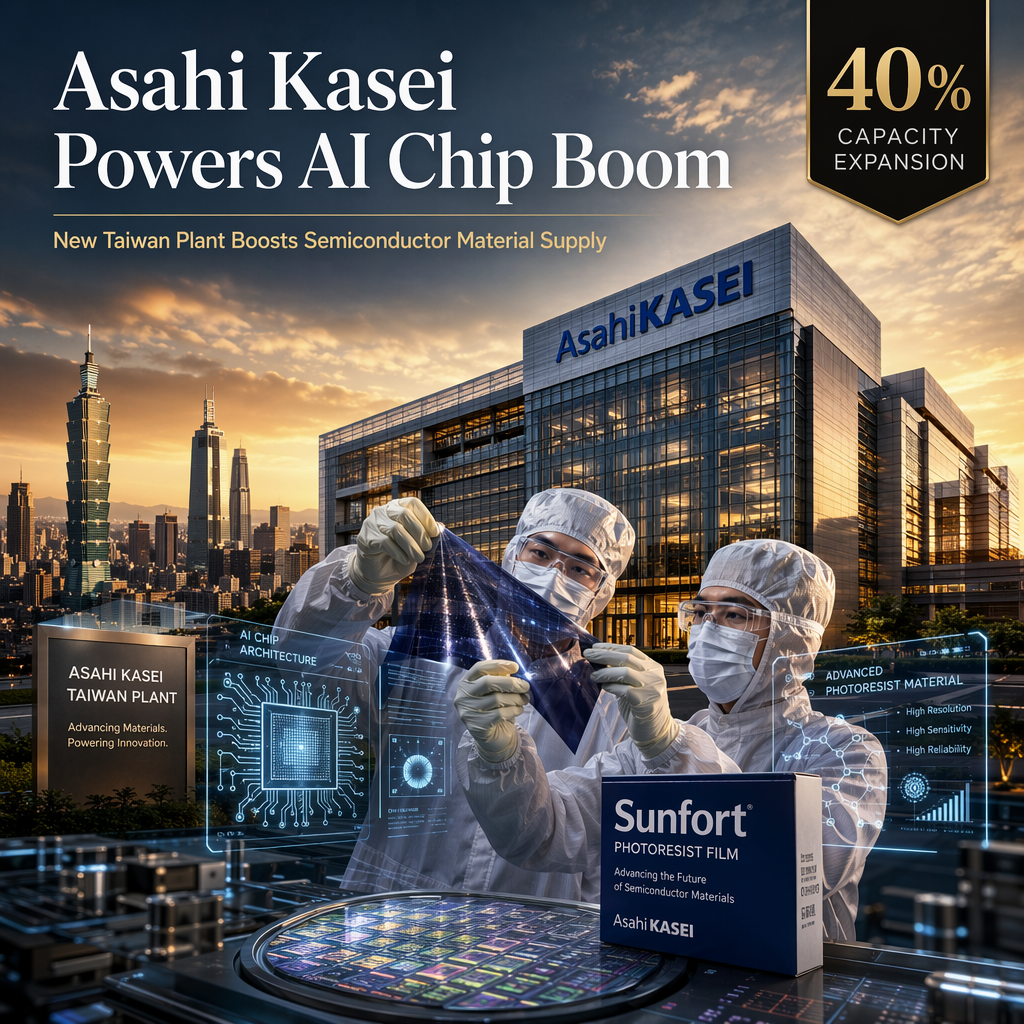 Asahi Kasei Expands Taiwan Operations to Meet Surging AI Chip Material Demand