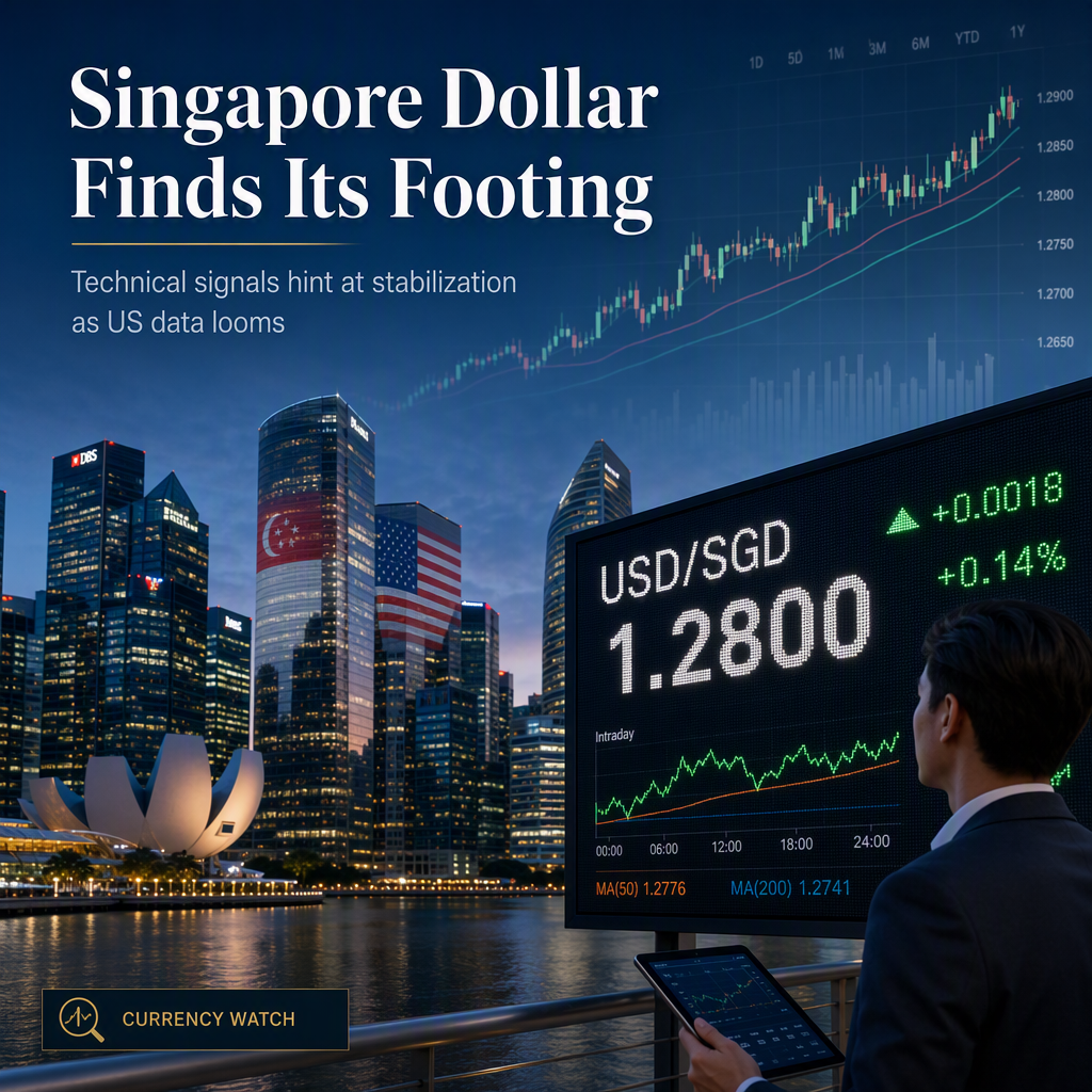 Singapore Dollar Shows Signs of Stabilization Against US Dollar as Downside Momentum Fades