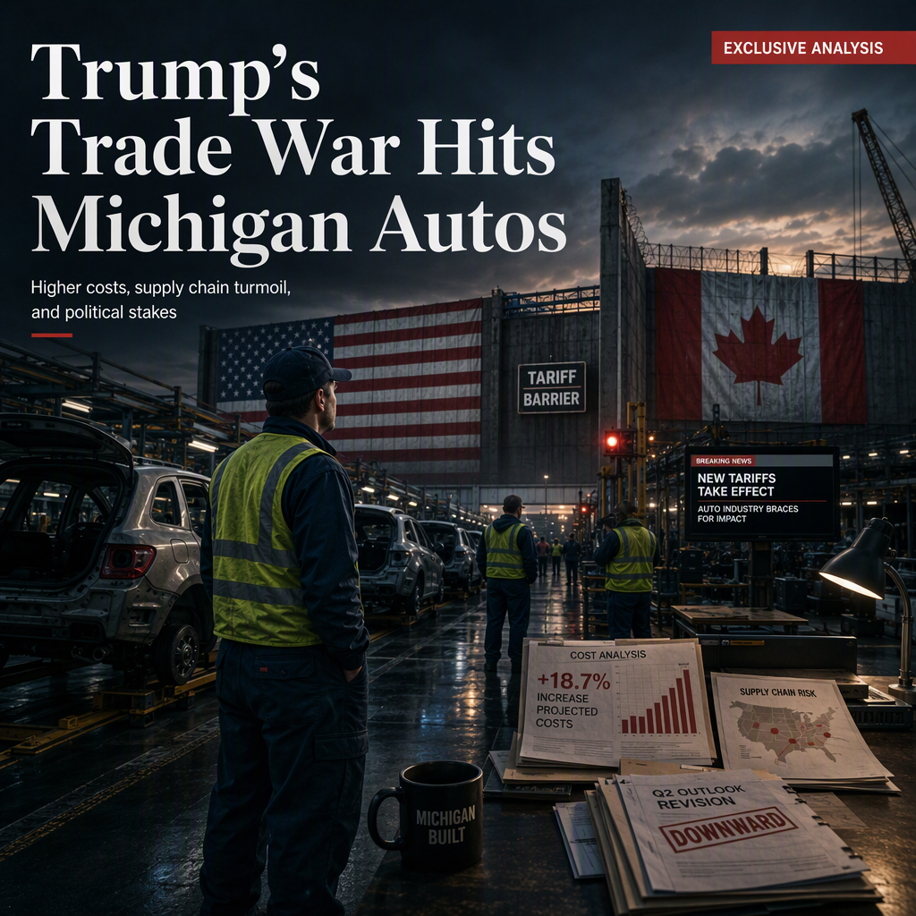 Trump's Canada Trade War Threatens Michigan Auto Industry with Higher Costs and Political Fallout