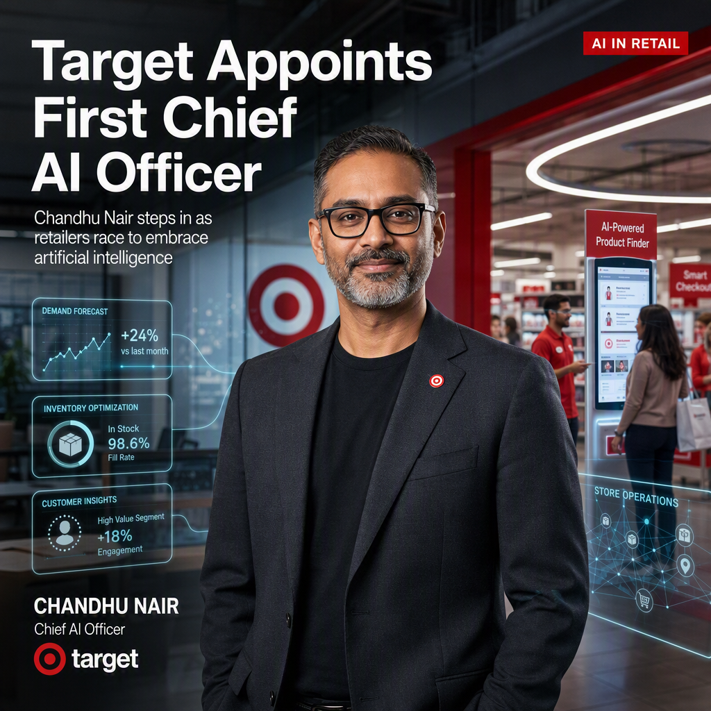 Target Names Chandhu Nair as First Chief AI Officer Amid Retail AI Race