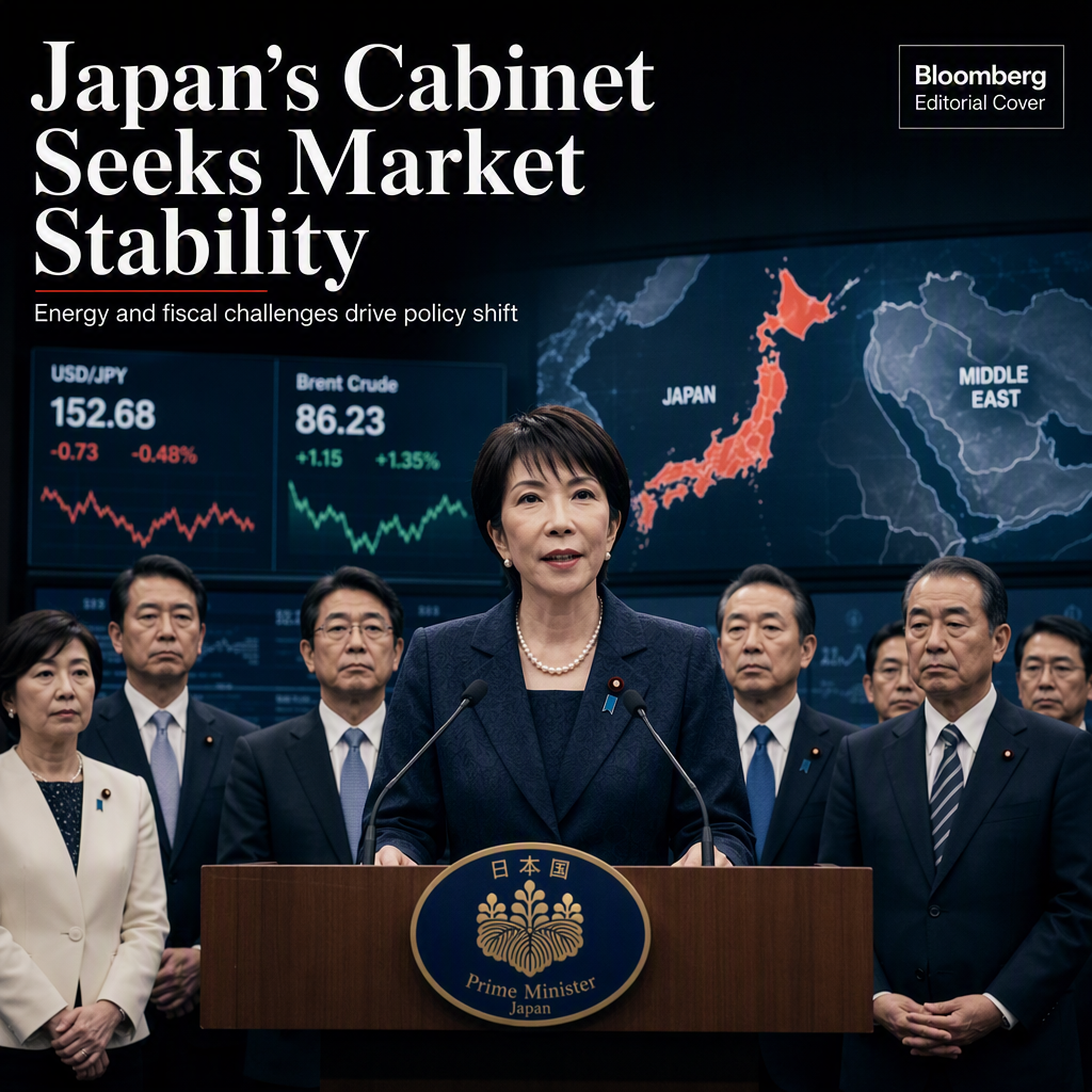 Japan's New Cabinet Prioritizes Market Stability Amid Mideast Tensions and Fiscal Challenges