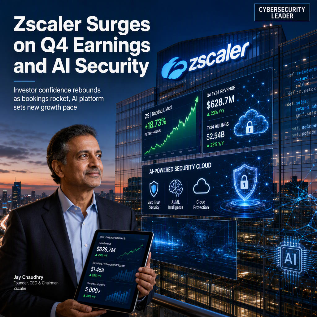 Zscaler Shares Surge After Strong Q4 Earnings and Upbeat AI Security Outlook
