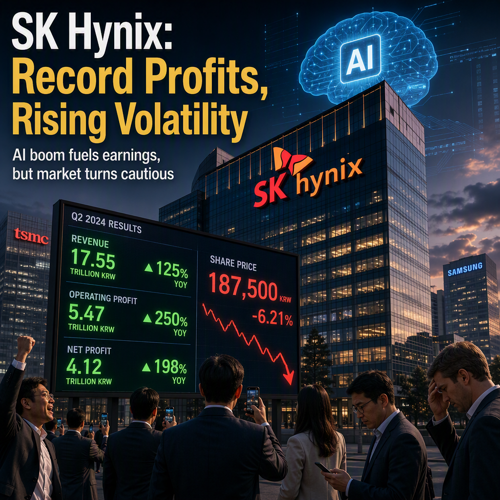 SK Hynix Posts Record Profits but Shares Slip Amid AI Market Volatility