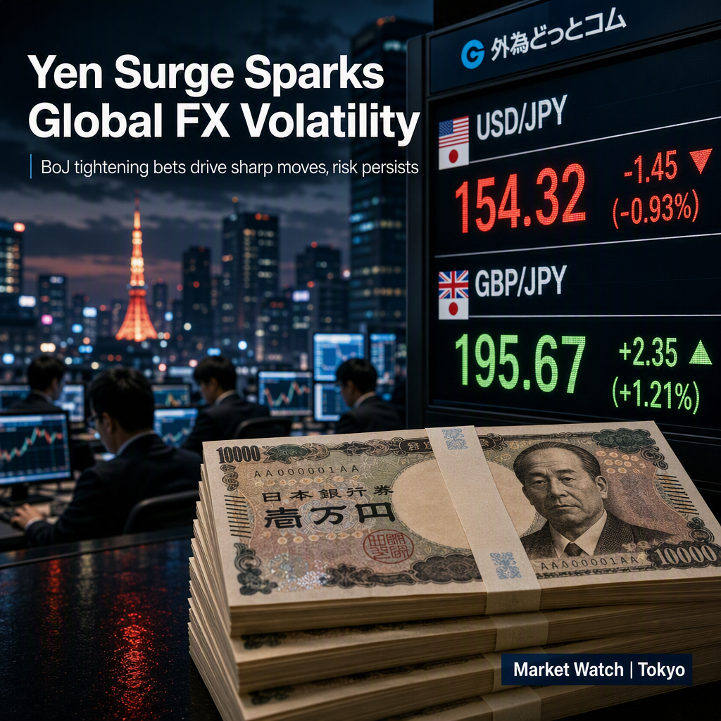 Japanese Yen Rally Driven by BoJ Tightening Expectations Spurs Volatility Across FX Markets