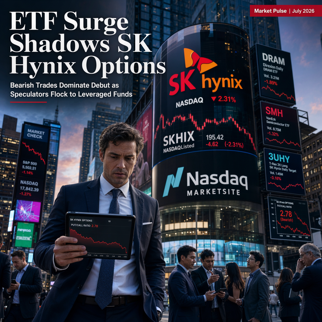 SK Hynix Options Debut Amid Surging ETF Interest and Bearish Trades