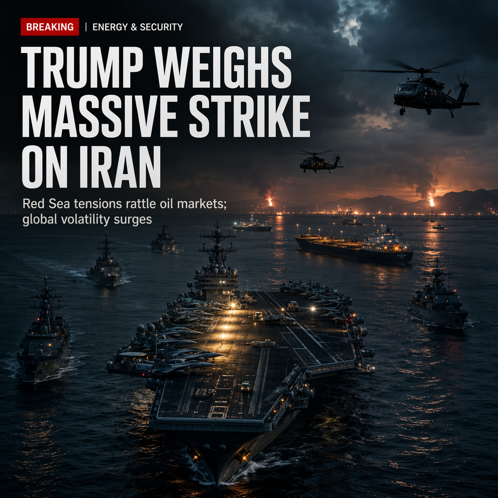 Trump Considers 'Massive Attack' on Iran Amid Red Sea Tensions; Oil Prices Volatile