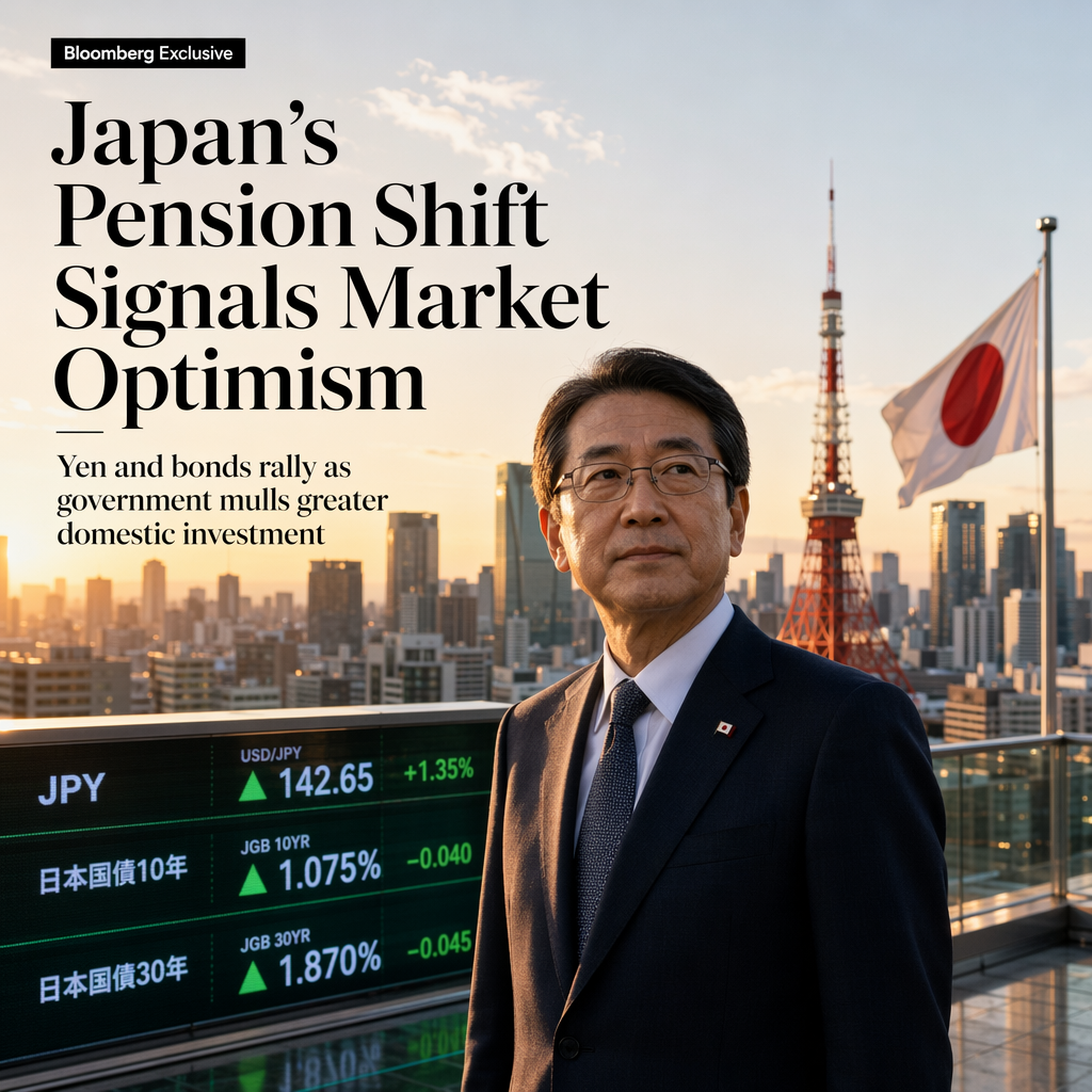 Japan Signals No Immediate Change to GPIF Asset Allocation, Yen and Bonds Rally