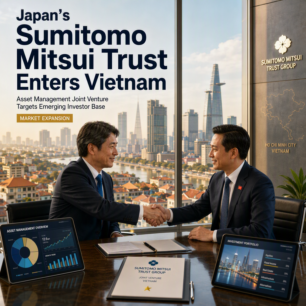 Sumitomo Mitsui Trust Group to Launch Asset Management Joint Venture in Vietnam with State Bank