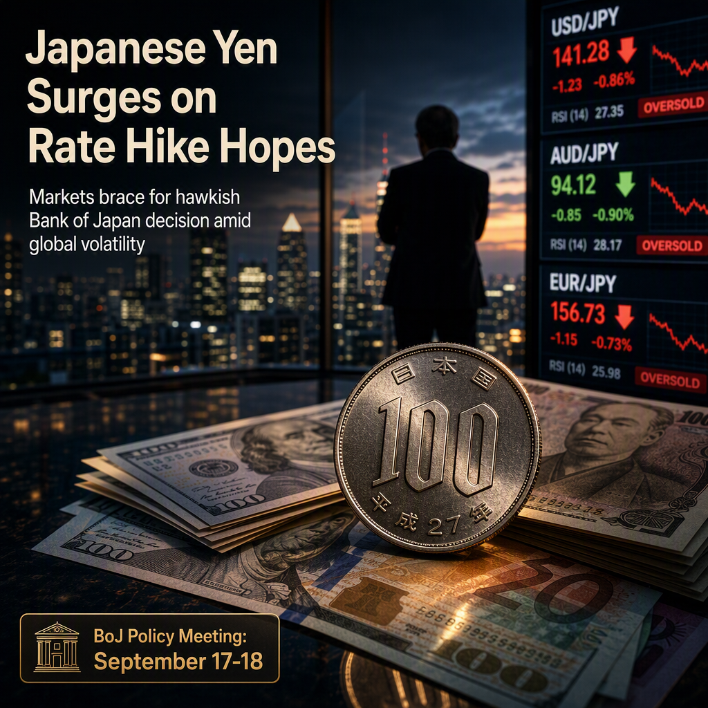 Japanese Yen Strengthens as Markets Anticipate Hawkish Bank of Japan Rate Hike