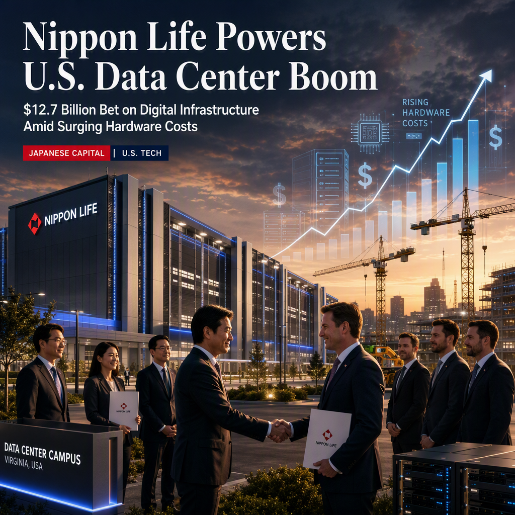 Nippon Life Commits $12.7 Billion to U.S. Data Center Financing Amid Rising Hardware Costs