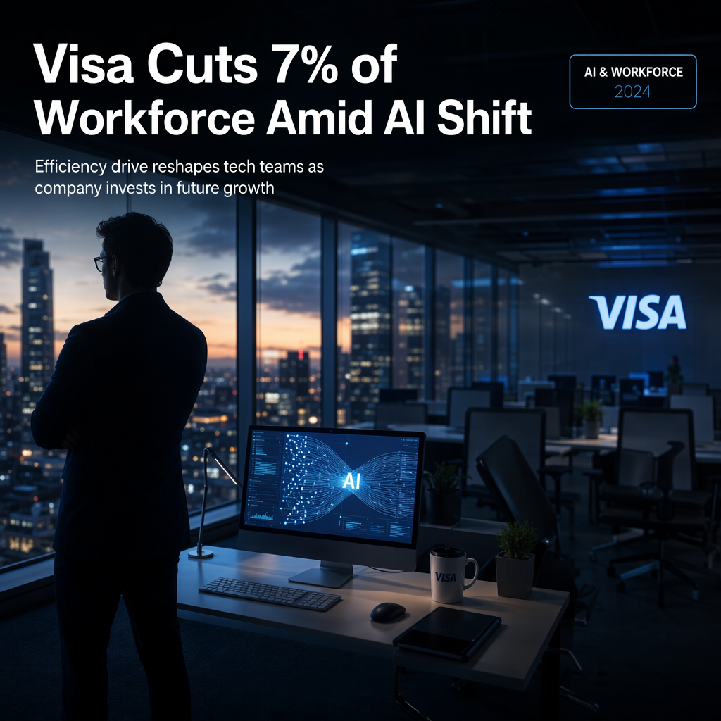 Visa to Cut 7% of Workforce in Efficiency Drive Amid AI Push