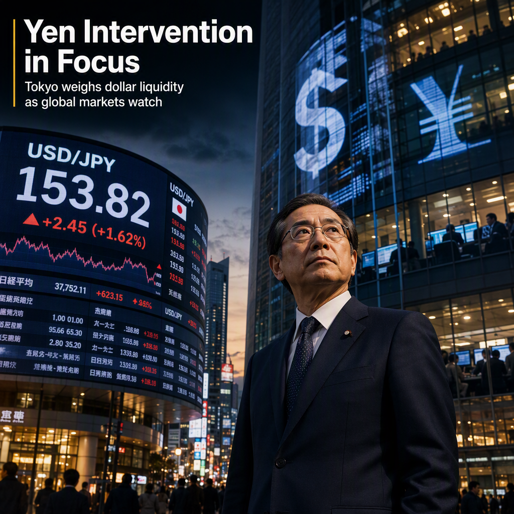 Market Eyes Japanese Yen Intervention as Authorities Weigh Dollar Liquidity Options