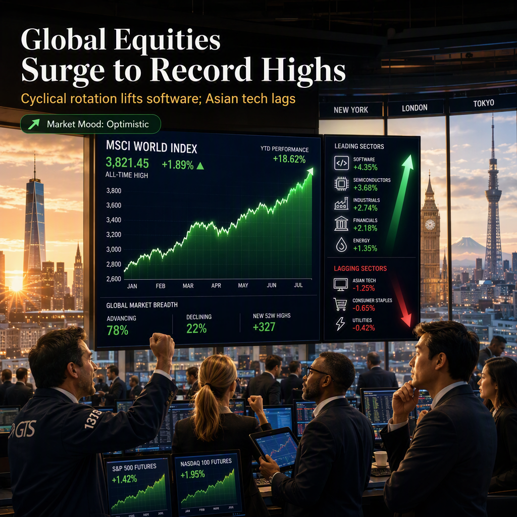 Global Equities Reach New Highs Amid Cyclical Rotation and Tech Recovery