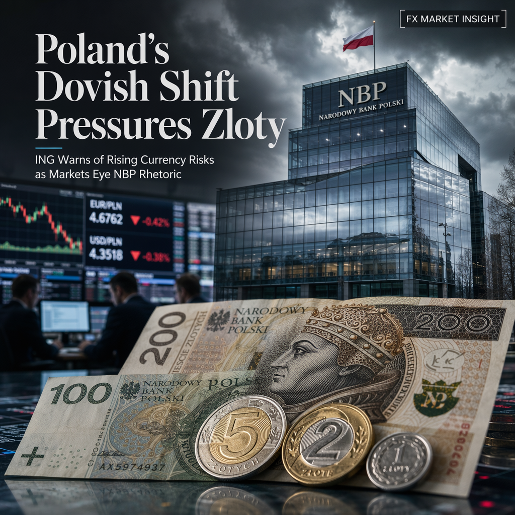 Dovish Signals from Poland's Central Bank Raise Downside Risks for Zloty, ING Warns