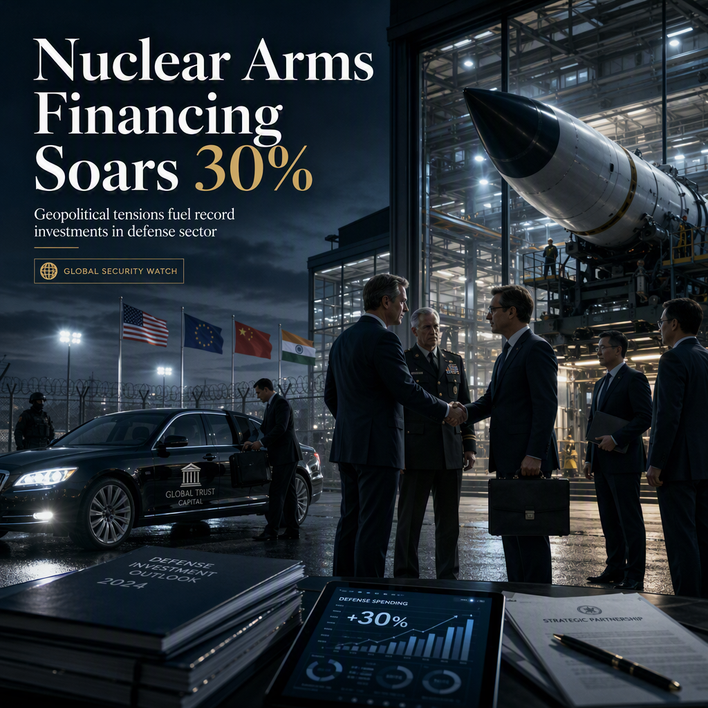 Nuclear Arms Makers Secure 30% More Financing Amid Rising Geopolitical Tensions