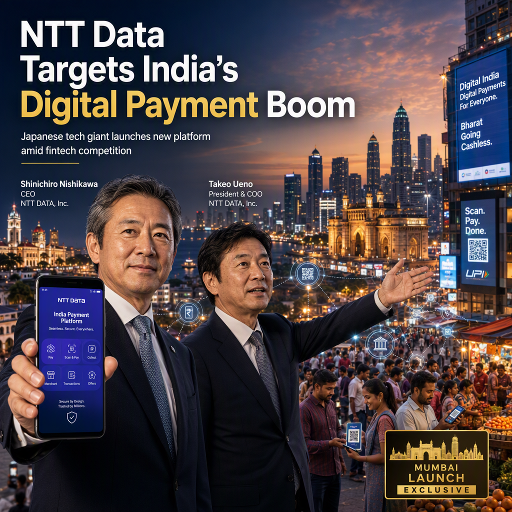 NTT Data Unveils New Payment Platform to Target India's Expanding Digital Market