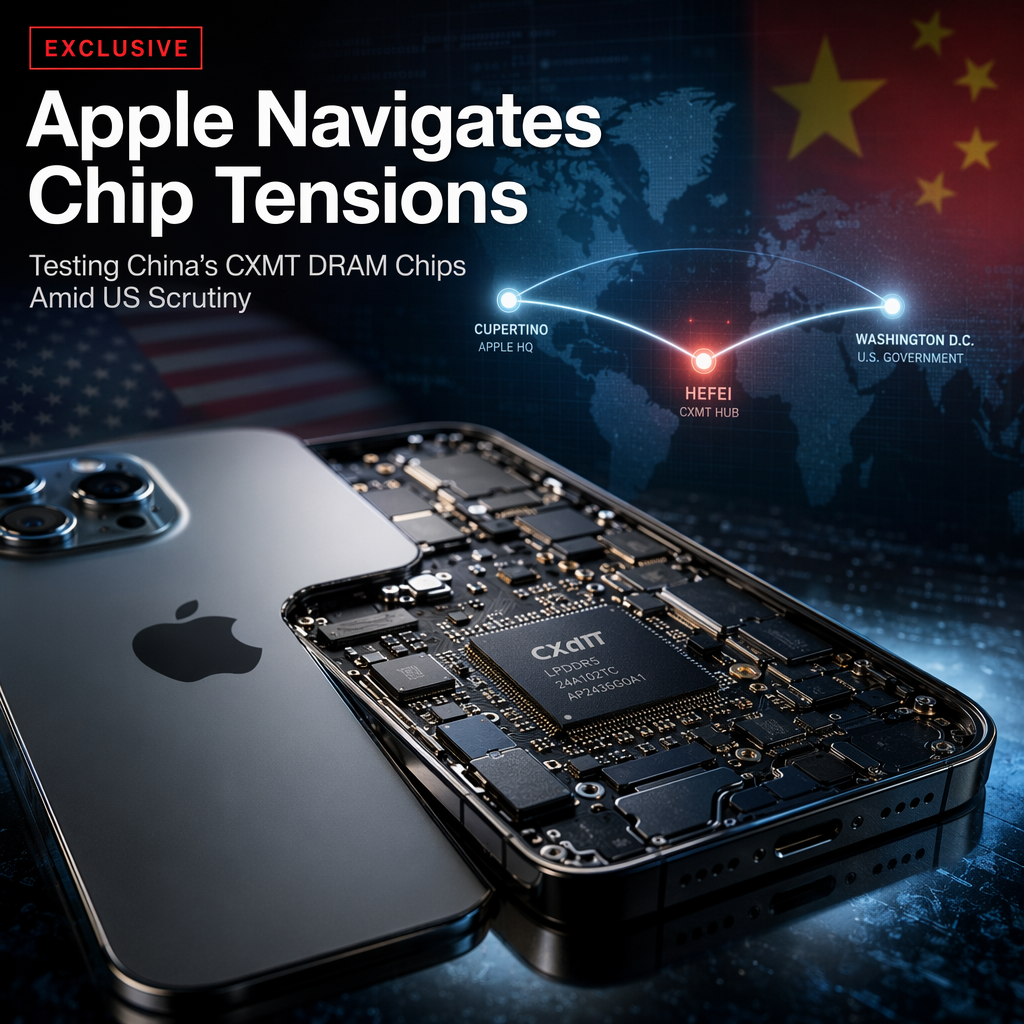Apple Tests CXMT DRAM Chips for China Devices Amid Geopolitical Tensions