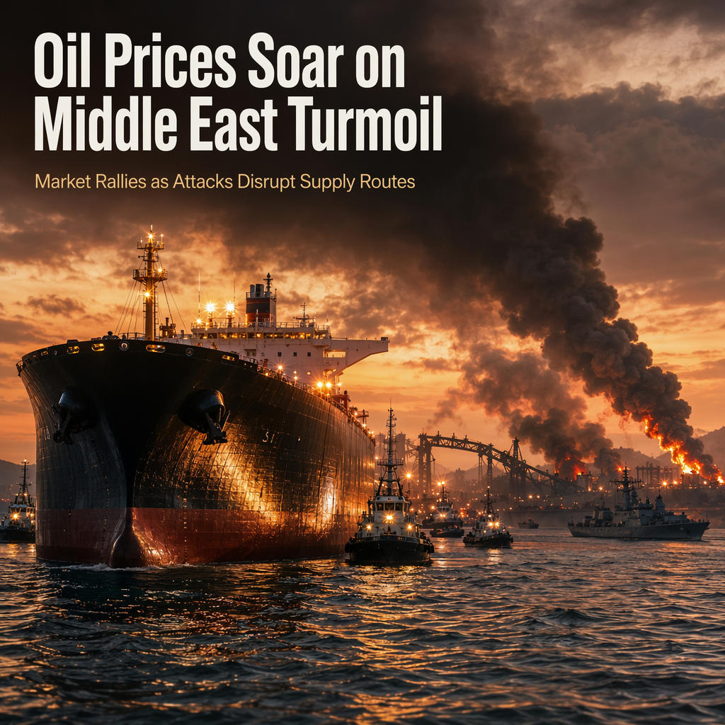Crude Oil Prices Surge as Geopolitical Tensions Escalate in Middle East
