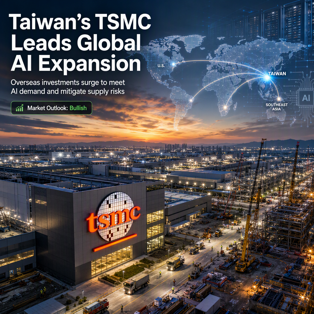 TSMC and Taiwanese Tech Firms Accelerate Overseas AI Investments Amid Surging Global Demand