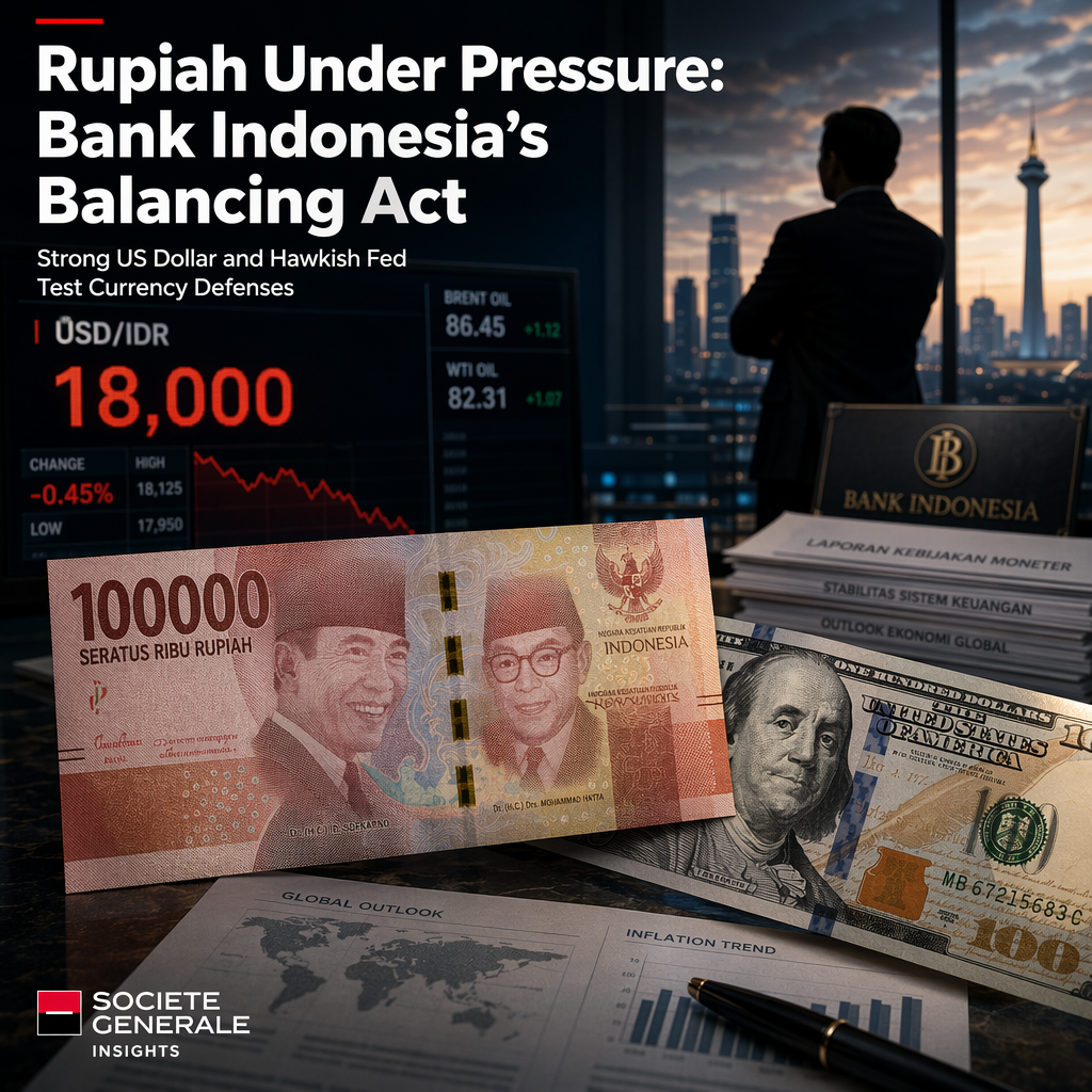 Indonesian Rupiah Faces Pressure Amid Hawkish Bank Indonesia Stance and Stronger US Dollar