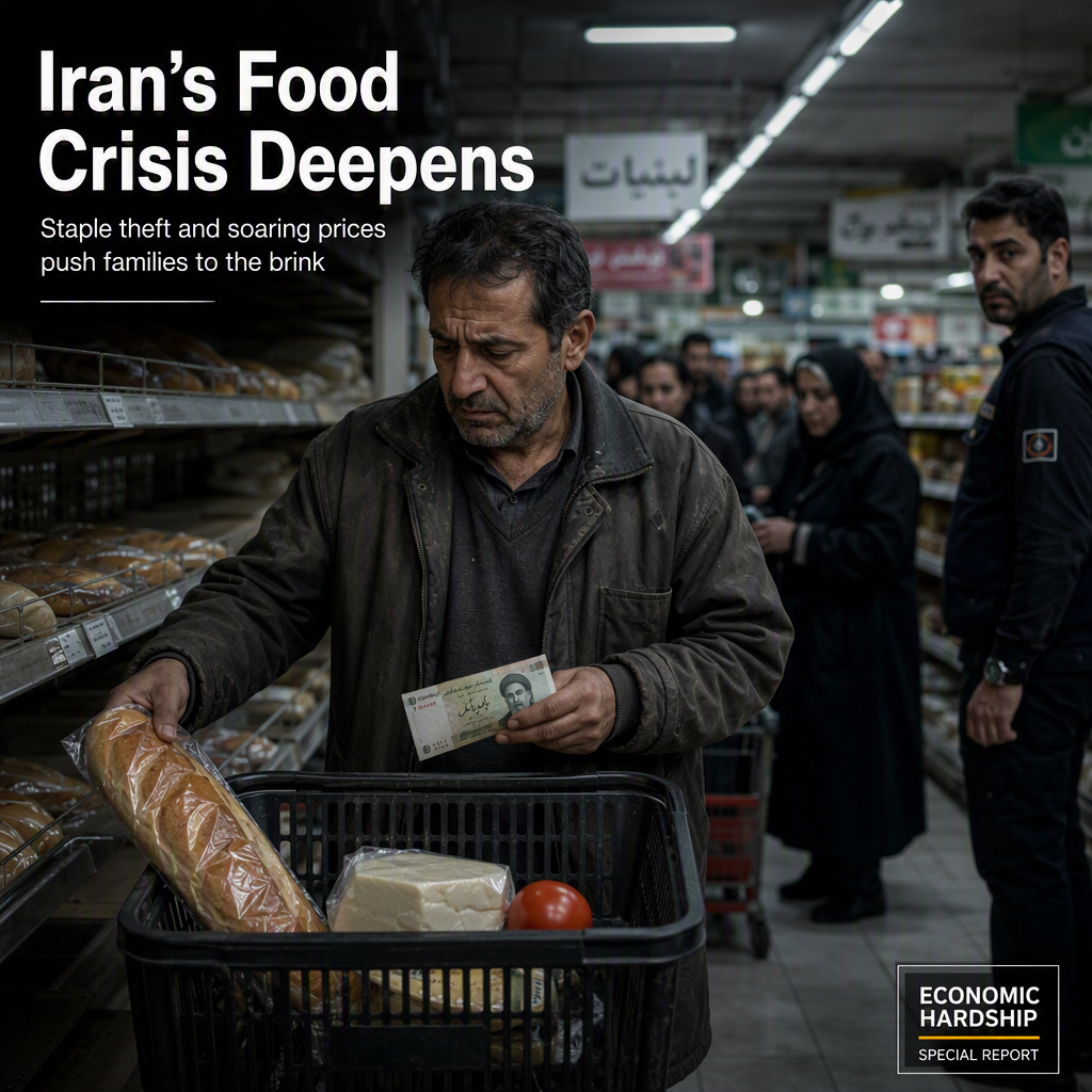 Iran Faces Mounting Economic Crisis Amid Soaring Food Inflation and Reports of Staple Theft