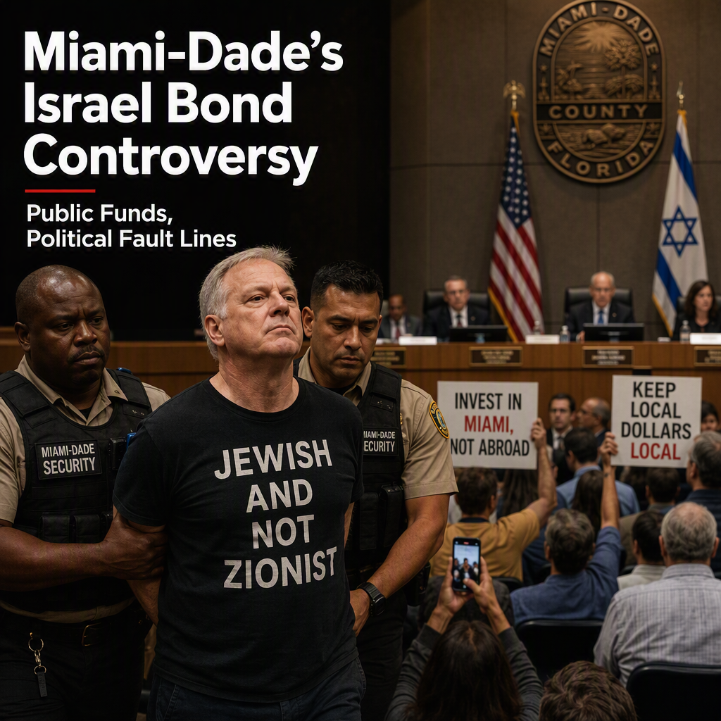 Miami-Dade County Faces Backlash After Raising Israel Bond Investment Cap Amid Political Tensions