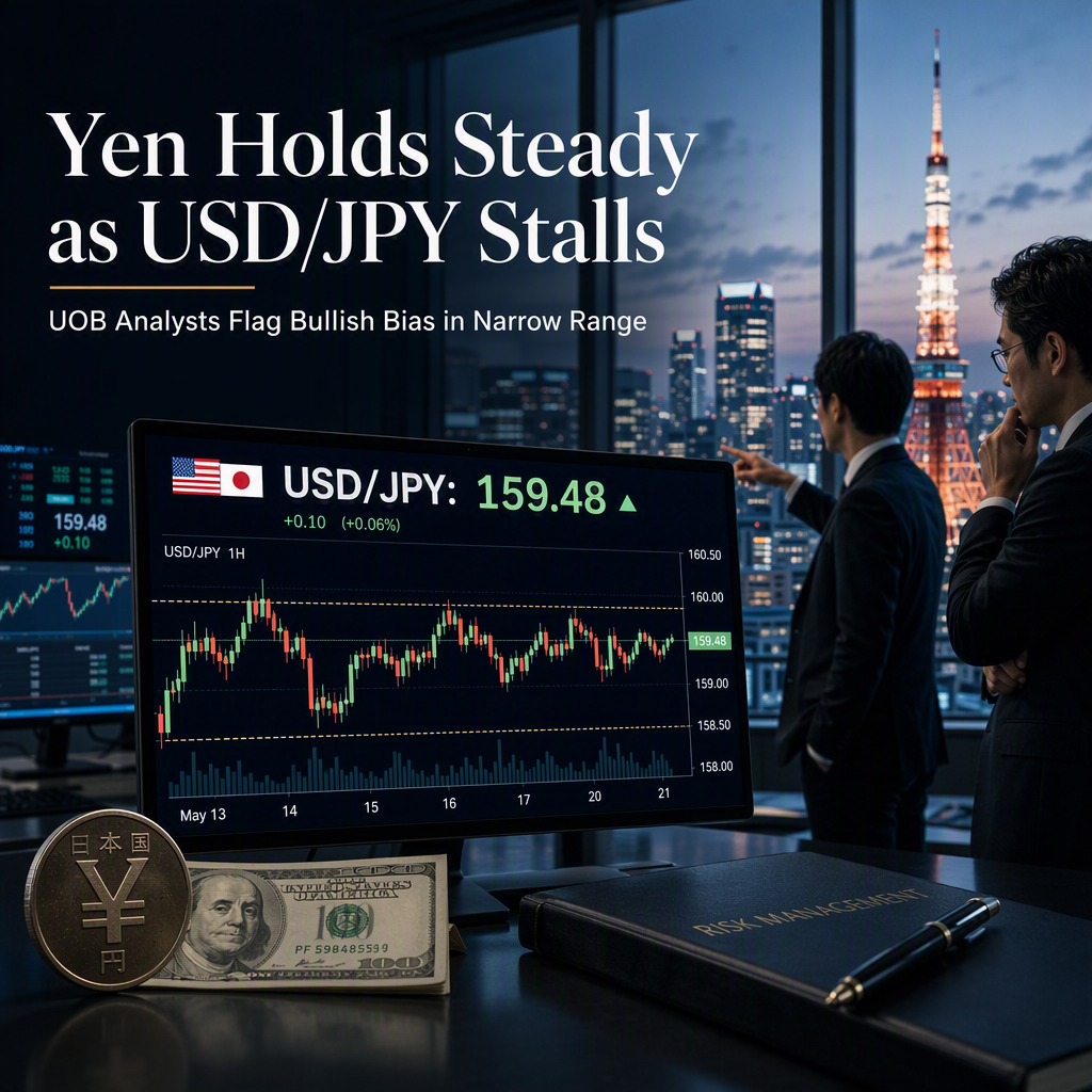 Japanese Yen Maintains Bearish Bias as USD/JPY Trades Within Tight Range, UOB Analysts Say