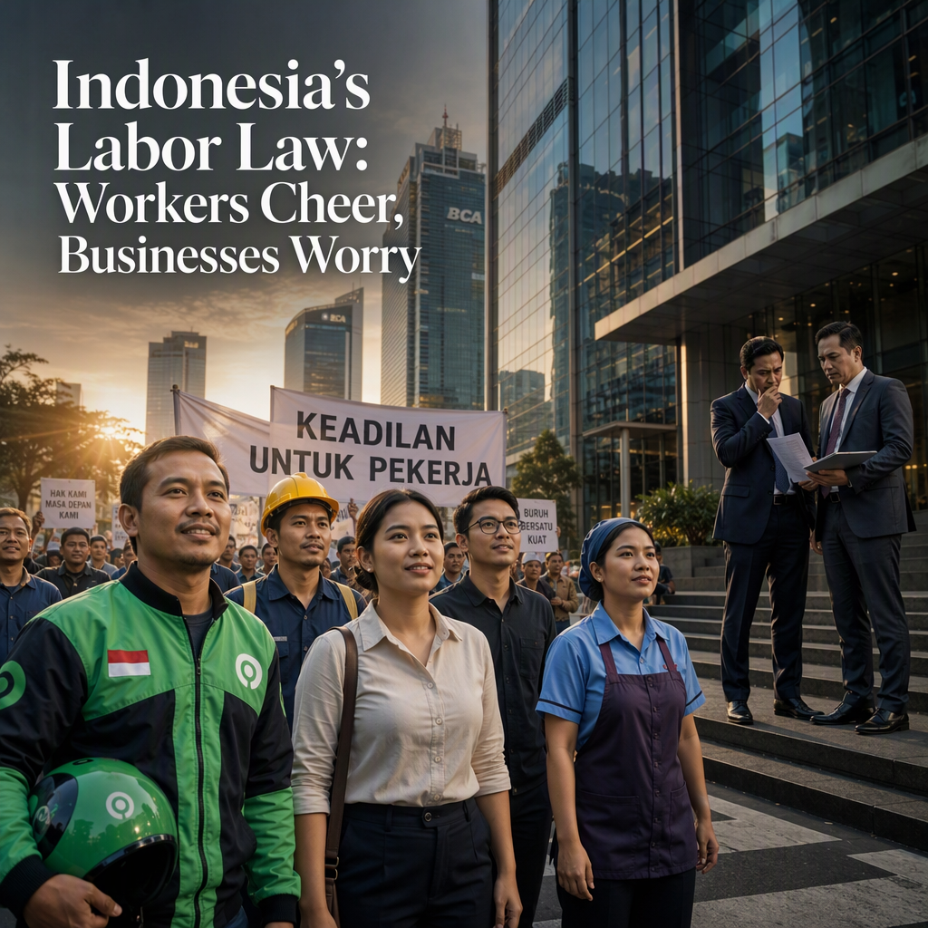 Indonesia's New Labor Law Wins Worker Support but Raises Business Concerns Over Costs and Uncertainty