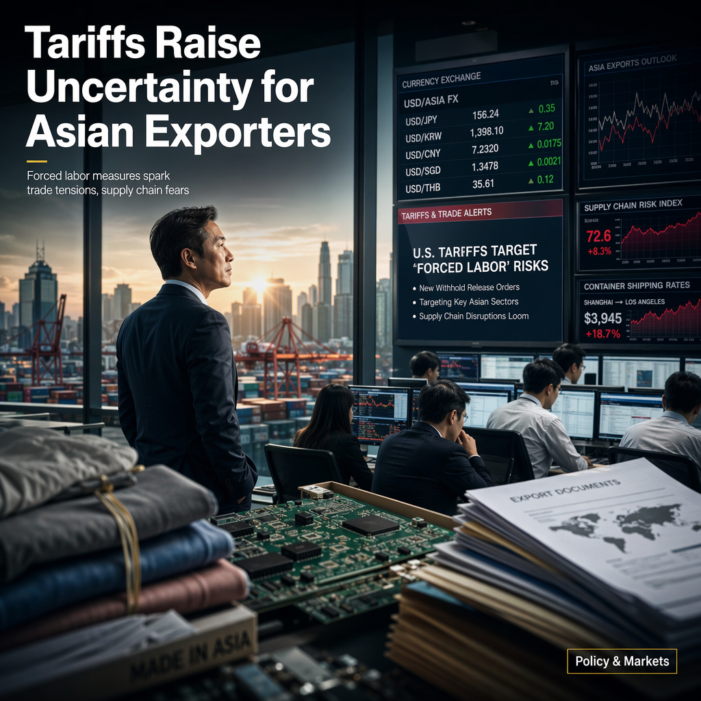Asian Economies Criticize U.S. 'Forced Labor' Tariffs, Citing Uncertainty and Supply Chain Risks