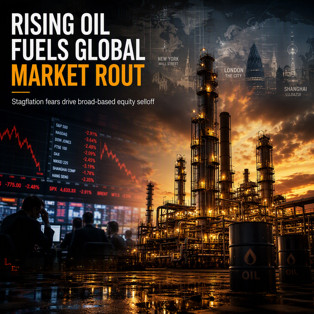 Rising Oil Prices Spark Global Equity Selloff Amid Stagflation Fears