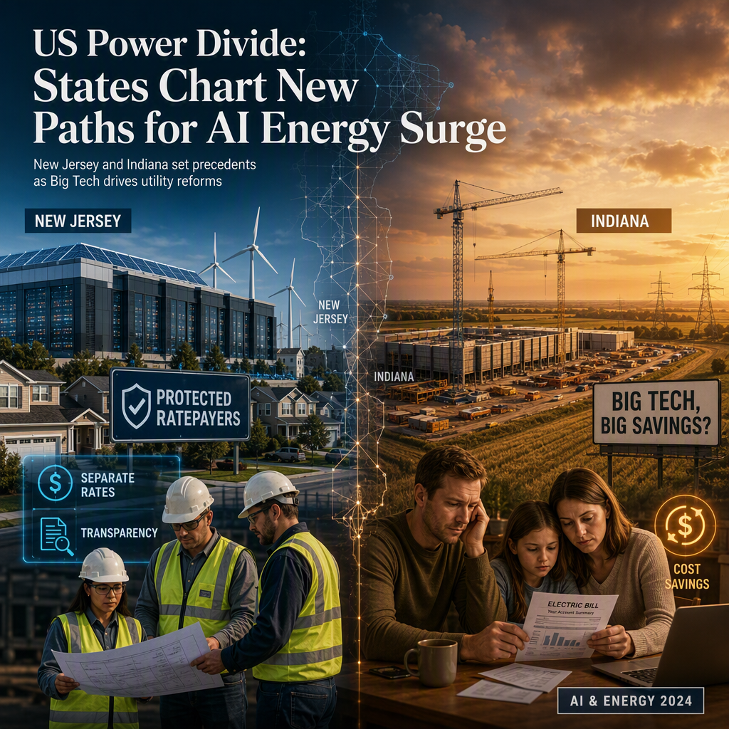 US States Take Divergent Paths to Address Utility Costs Amid AI-Driven Power Demand Surge