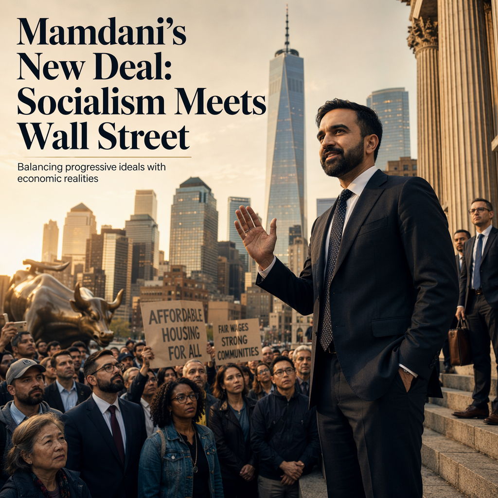 NYC Mayor Mamdani Champions Democratic Socialism, Reassures Wall Street Amid Declining Millionaire Base