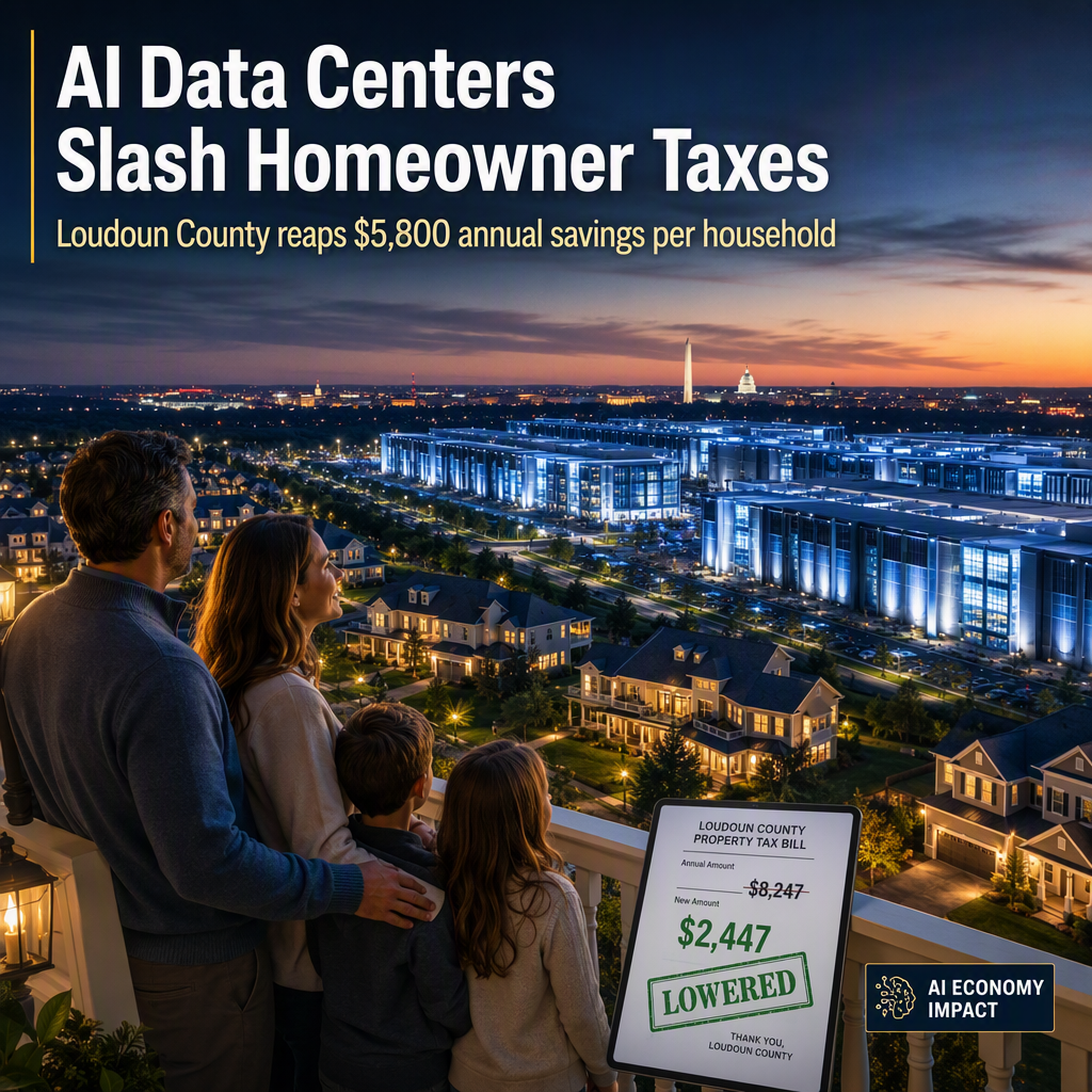 AI Data Center Boom Delivers Major Property Tax Relief for Loudoun County Homeowners