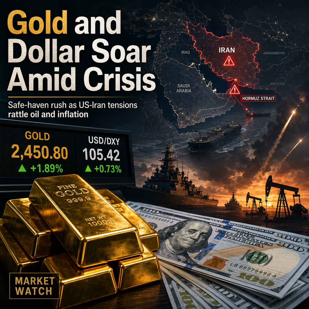 Gold and US Dollar Surge Amid Escalating US-Iran Tensions and Oil Price Fears