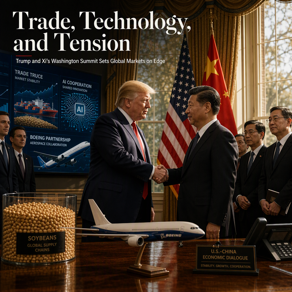 Trump and Xi Jinping Hold High-Stakes Washington Summit Focused on Trade Truce and AI Cooperation