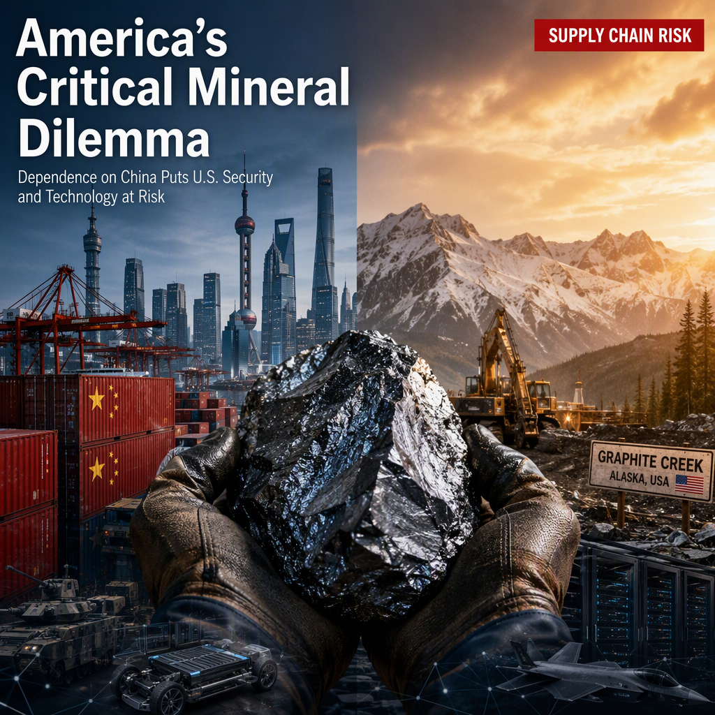 U.S. Faces Strategic Risk Over Reliance on China for Critical Minerals Like Graphite