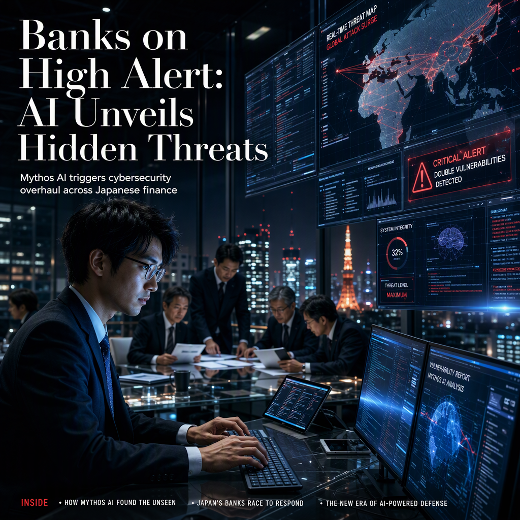 Japanese Banks Double Vulnerability Discoveries After Mythos AI Launch, Prompting Cybersecurity Overhaul